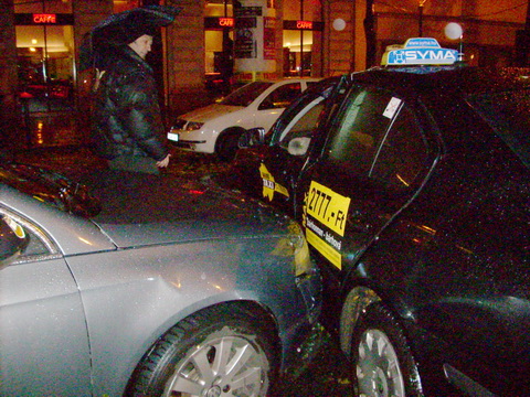 Kirabolta a taxist